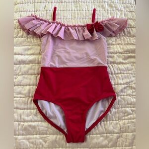 Kate Mack Pink and Red Swimsuit